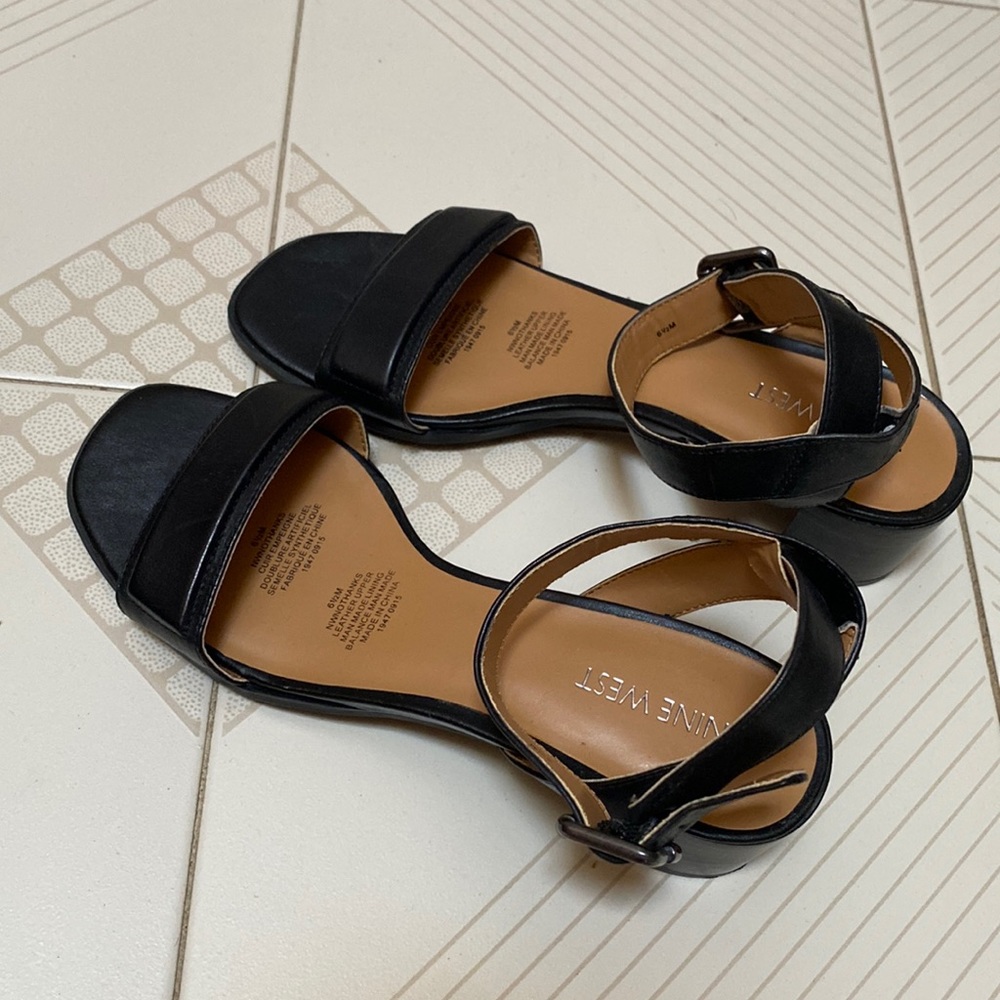 Nine West Leather Sandals Women’s 6.5